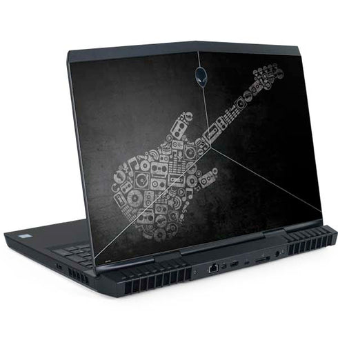 Guitar Pattern Dell Alienware Skin